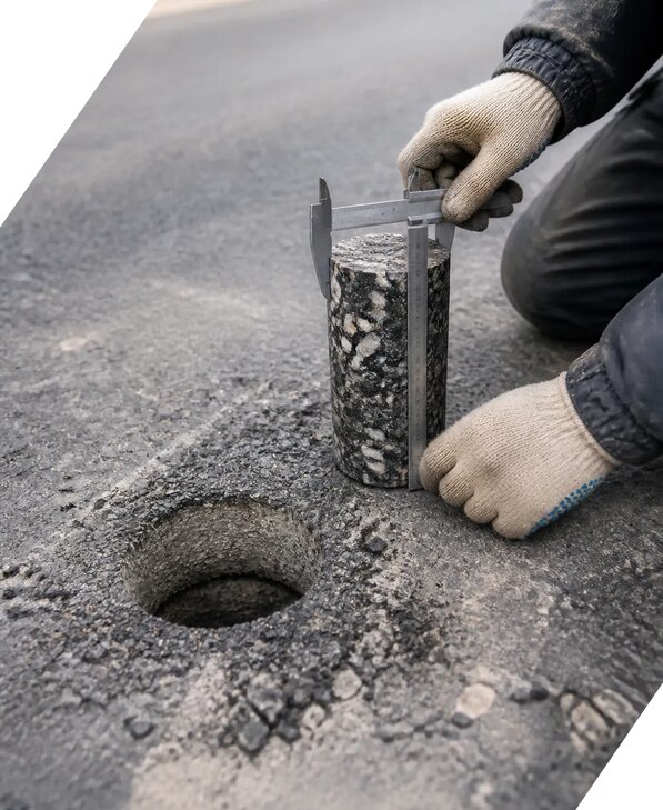Определение толщины асфальта в Нягани от 5093 р. | ЭкспертизаРоссия