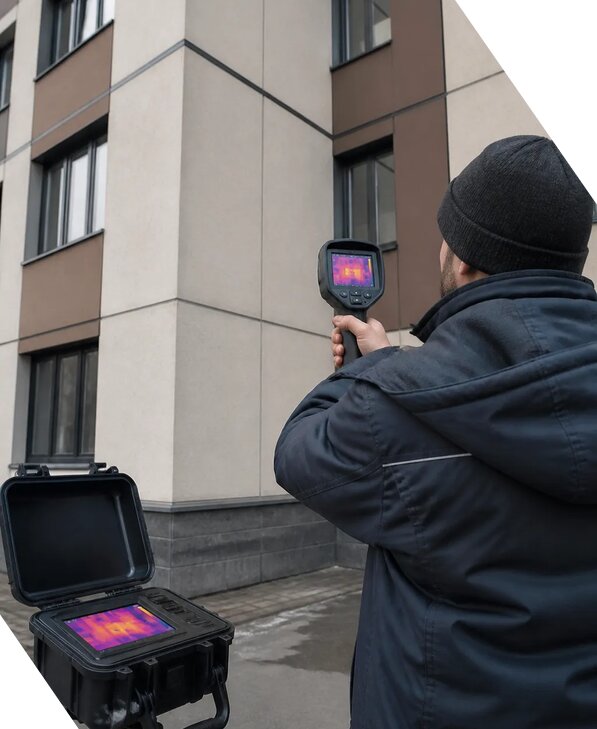 Тепловизионное обследование зданий и сооружений в Нягани